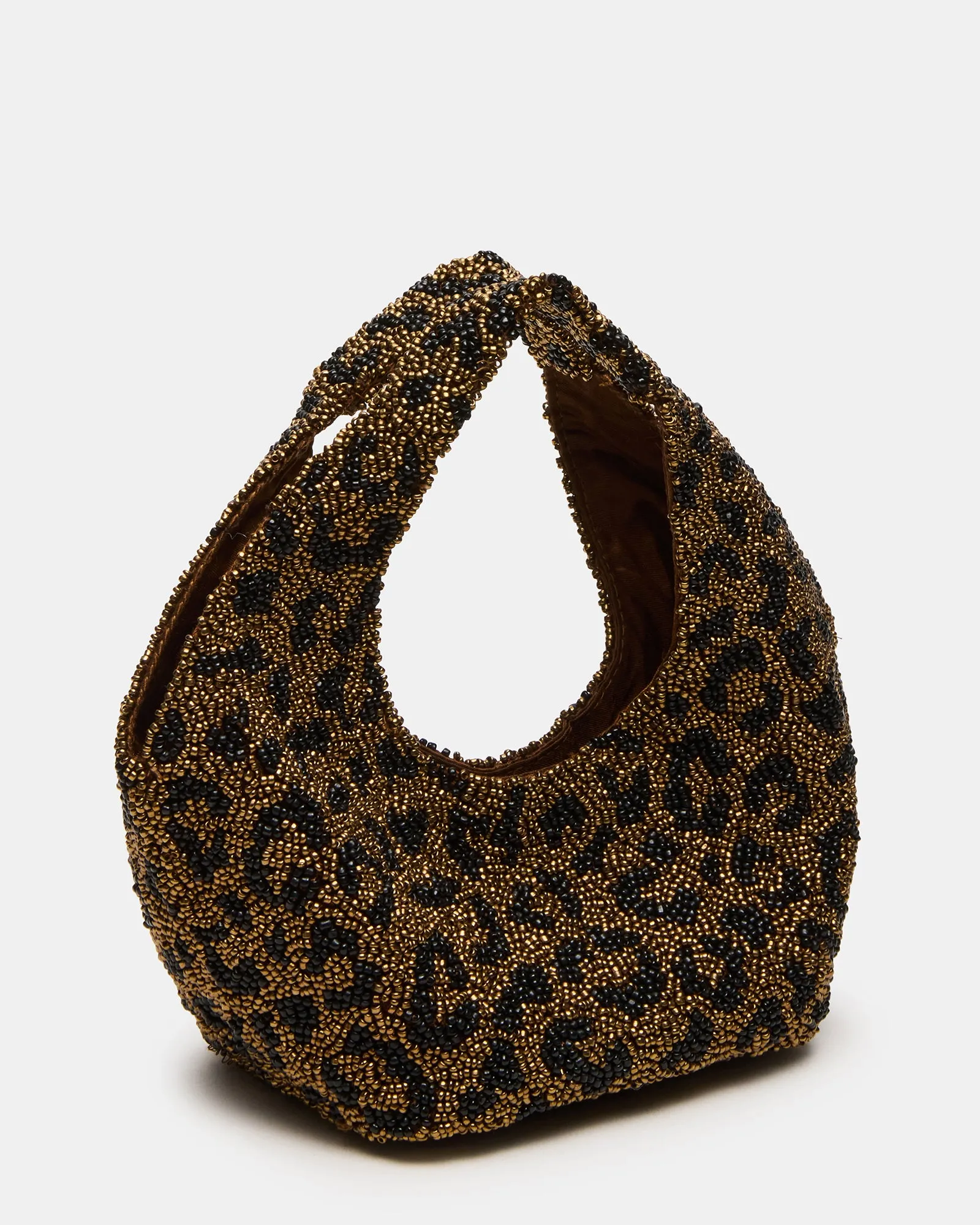 KINSLEY BEADED BAG LEOPARD