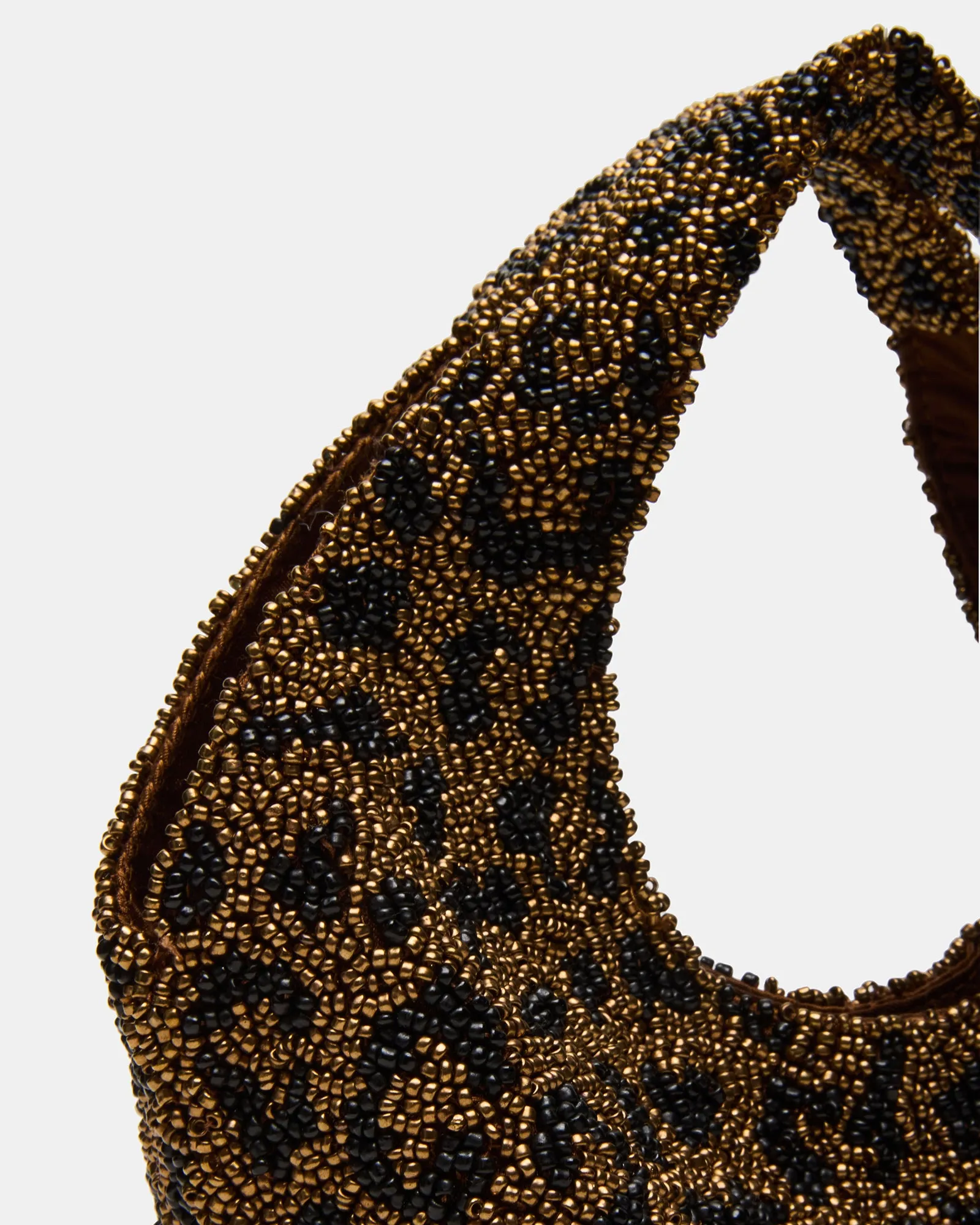 KINSLEY BEADED BAG LEOPARD