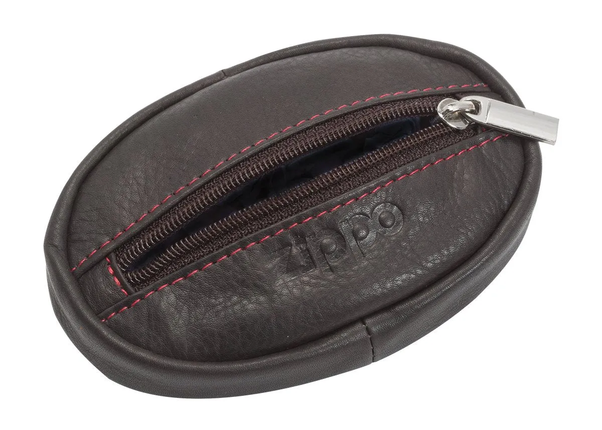Leather Coin Purse Mocha