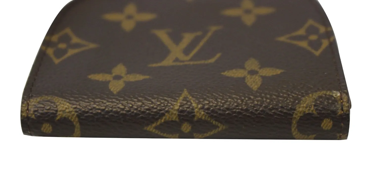 LOUIS VUITTON Monogram Porte Monnaie Gousset Coin Case