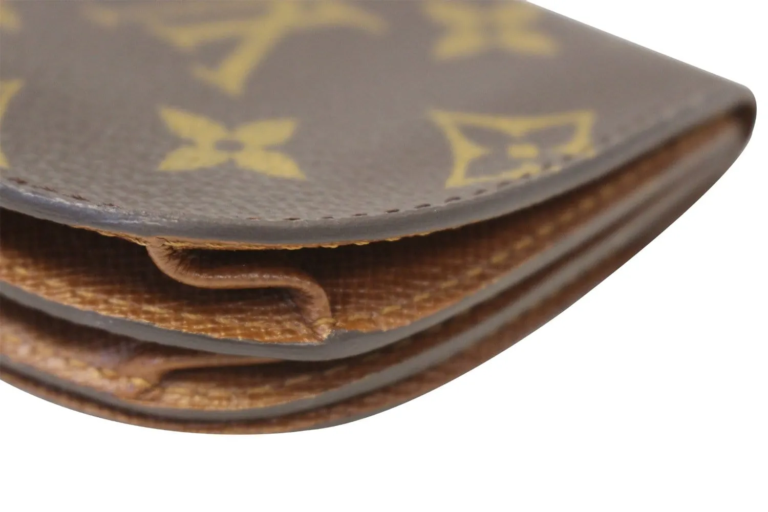 LOUIS VUITTON Monogram Porte Monnaie Gousset Coin Case