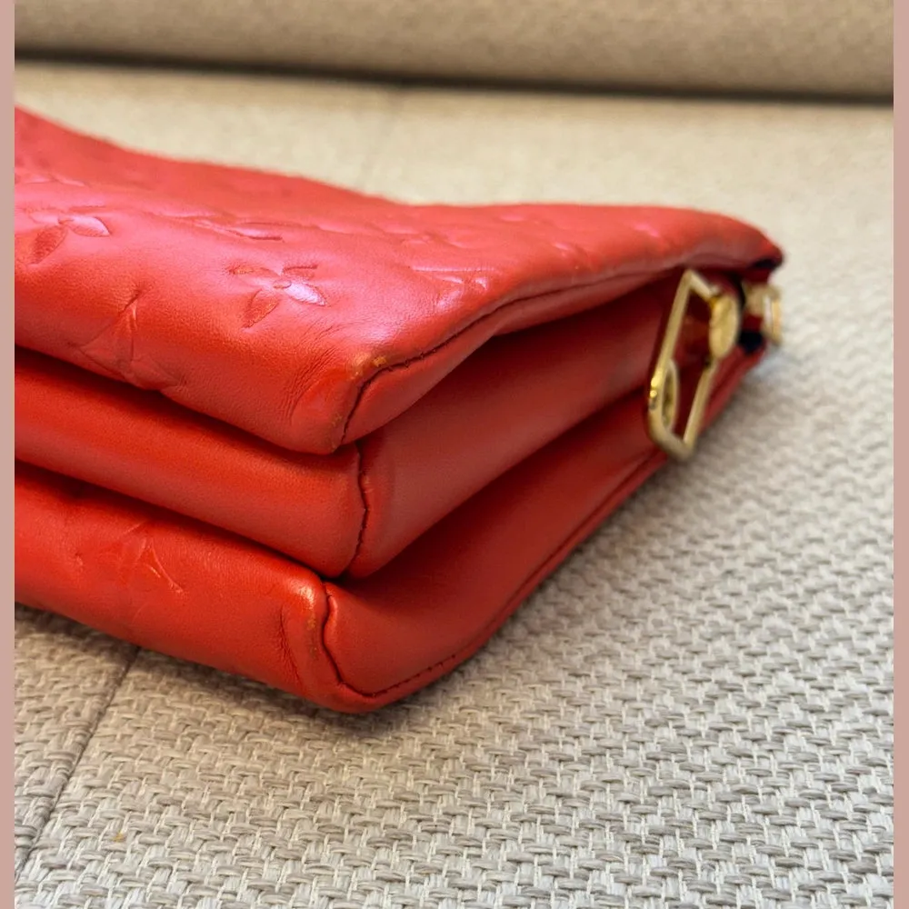 Louis Vuitton Red Coussin PM