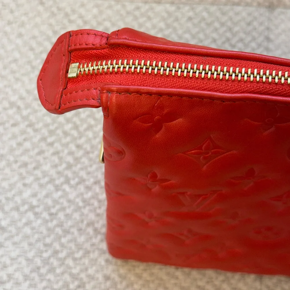 Louis Vuitton Red Coussin PM