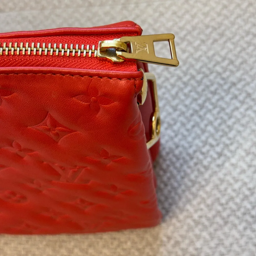 Louis Vuitton Red Coussin PM