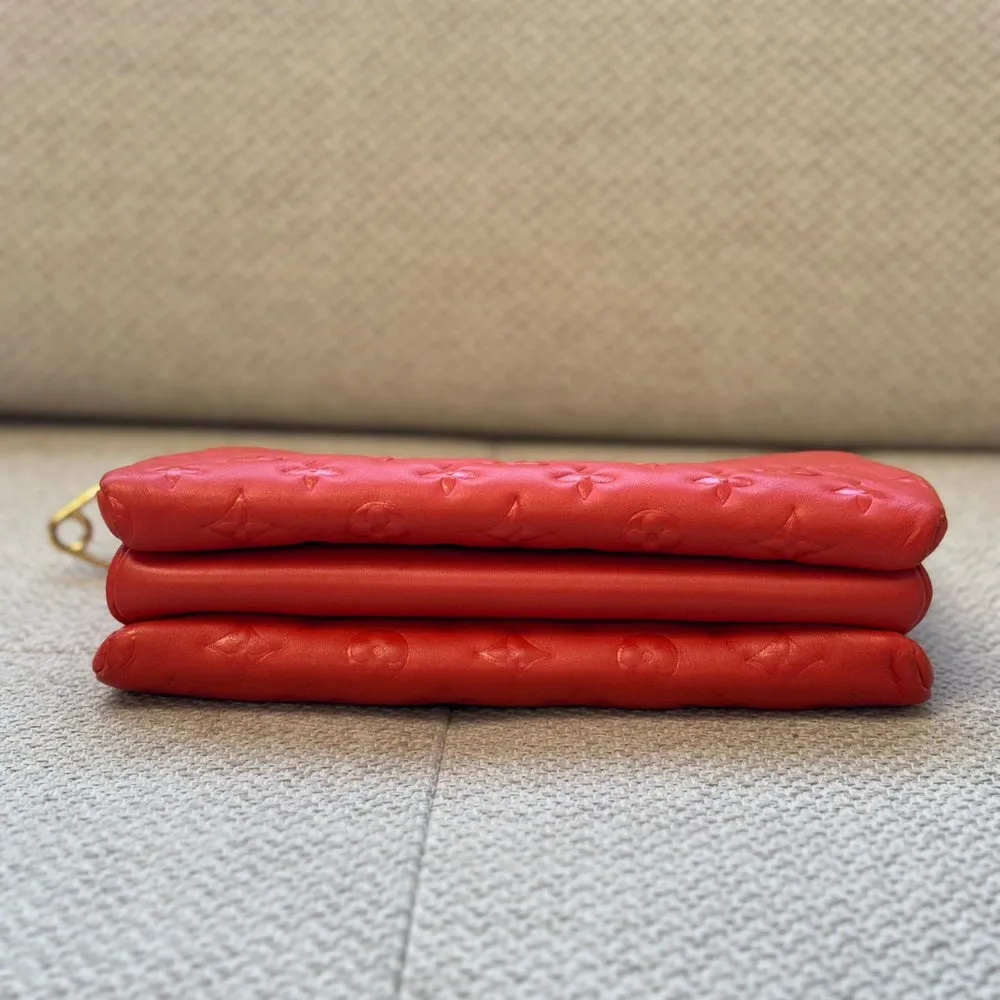 Louis Vuitton Red Coussin PM
