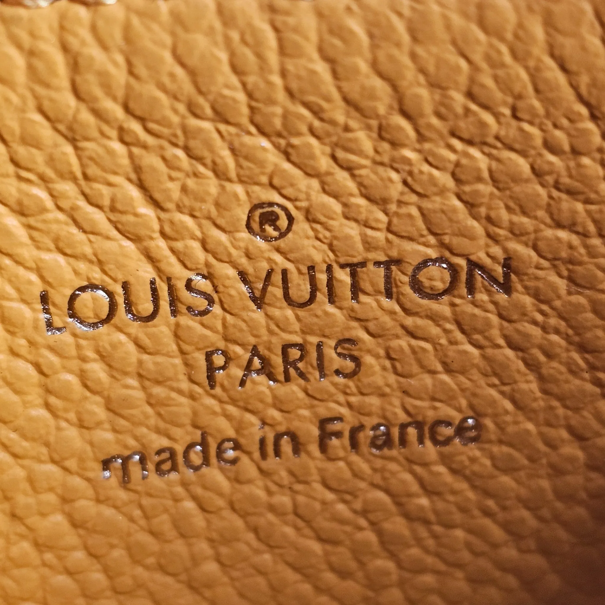 Louis Vuitton Romy Monogram Empreinte Card Case M11412 - Leather - Yellow