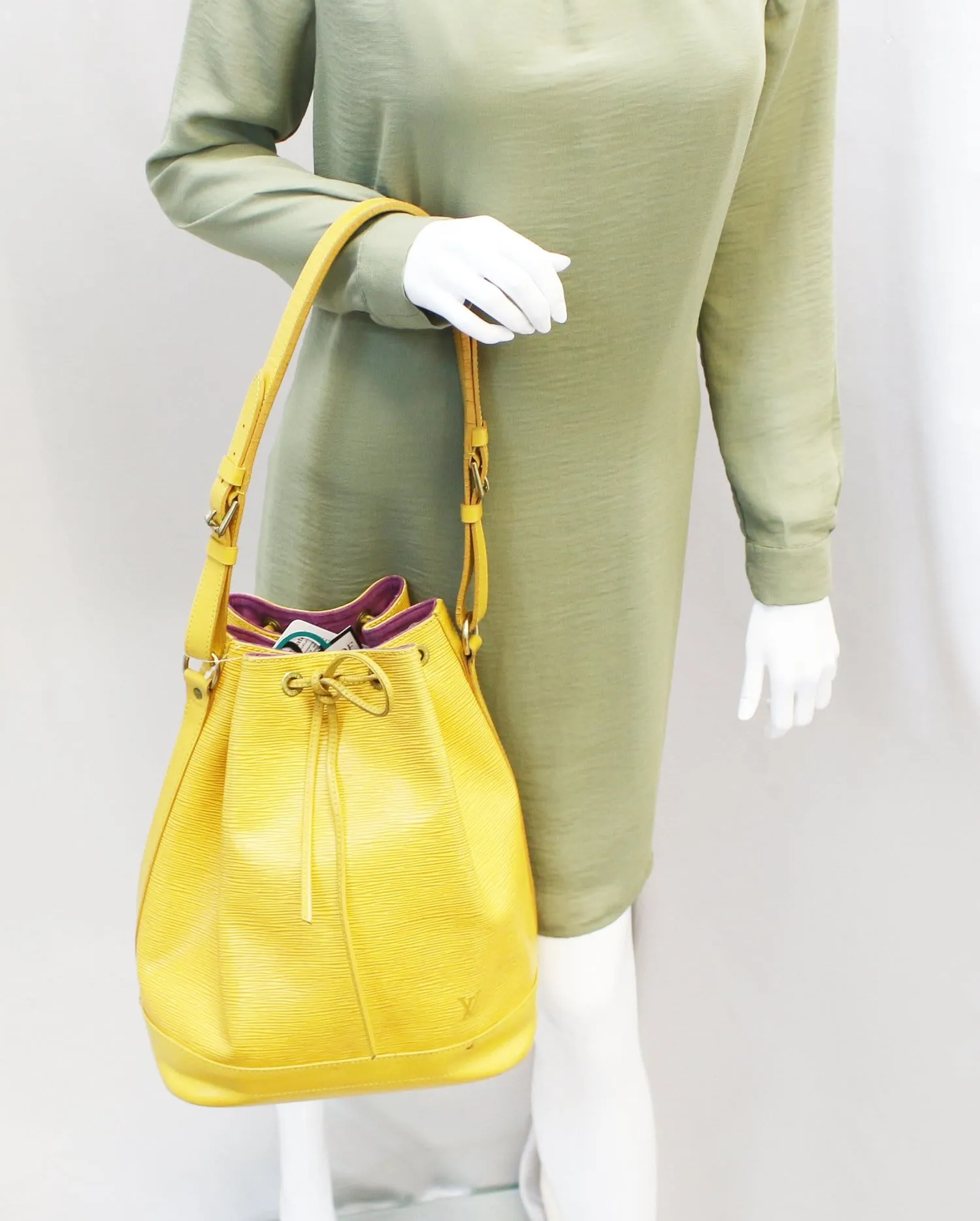 LOUIS VUITTON Yellow Epi Leather Large Noe Shoulder Bag - Last Call
