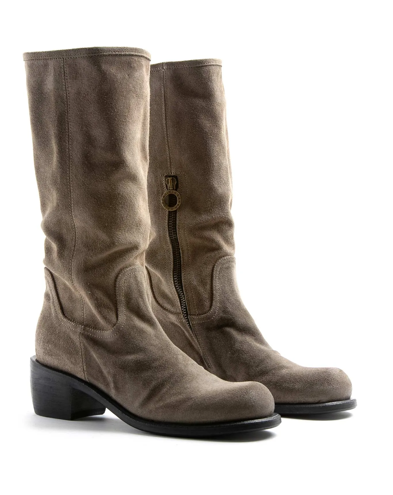 MOLLYS Grey Suede Boots