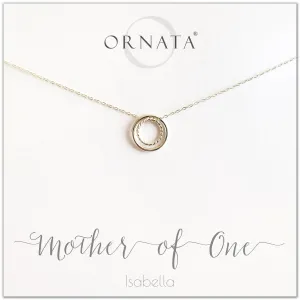 Mother's Day Jewelry - Mother of One Sterling Silver Necklace - Personalized