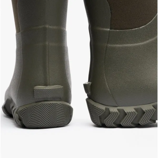 Mud Dogs RUTLAND TALL Neoprene Wellington Boots Olive