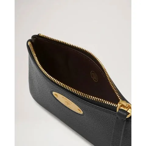 Mulberry Small Zip Coin Pouch in Black