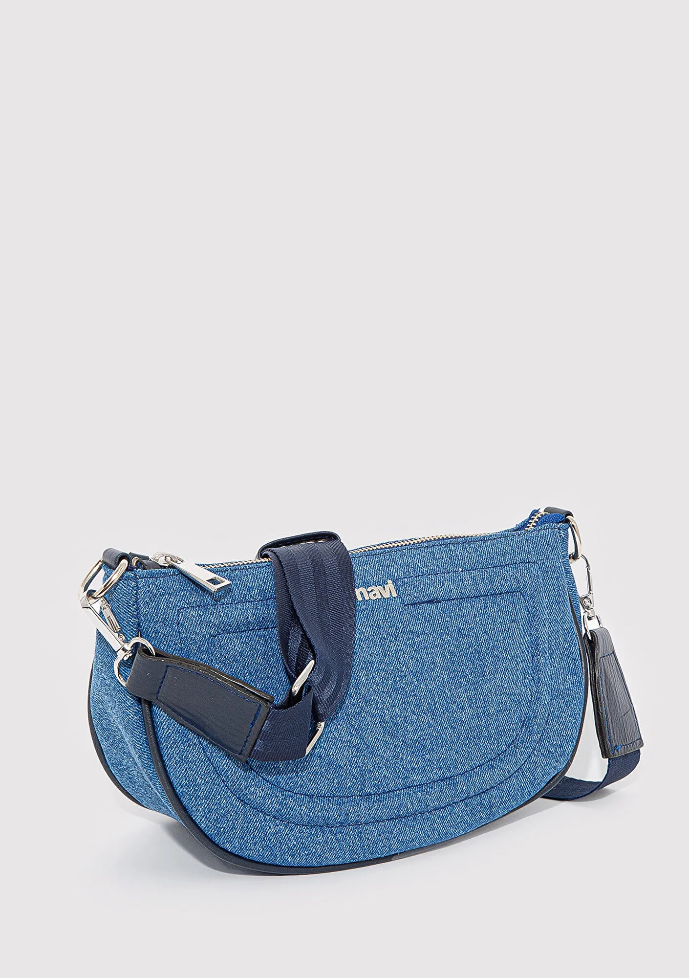Navy Messenger Bag