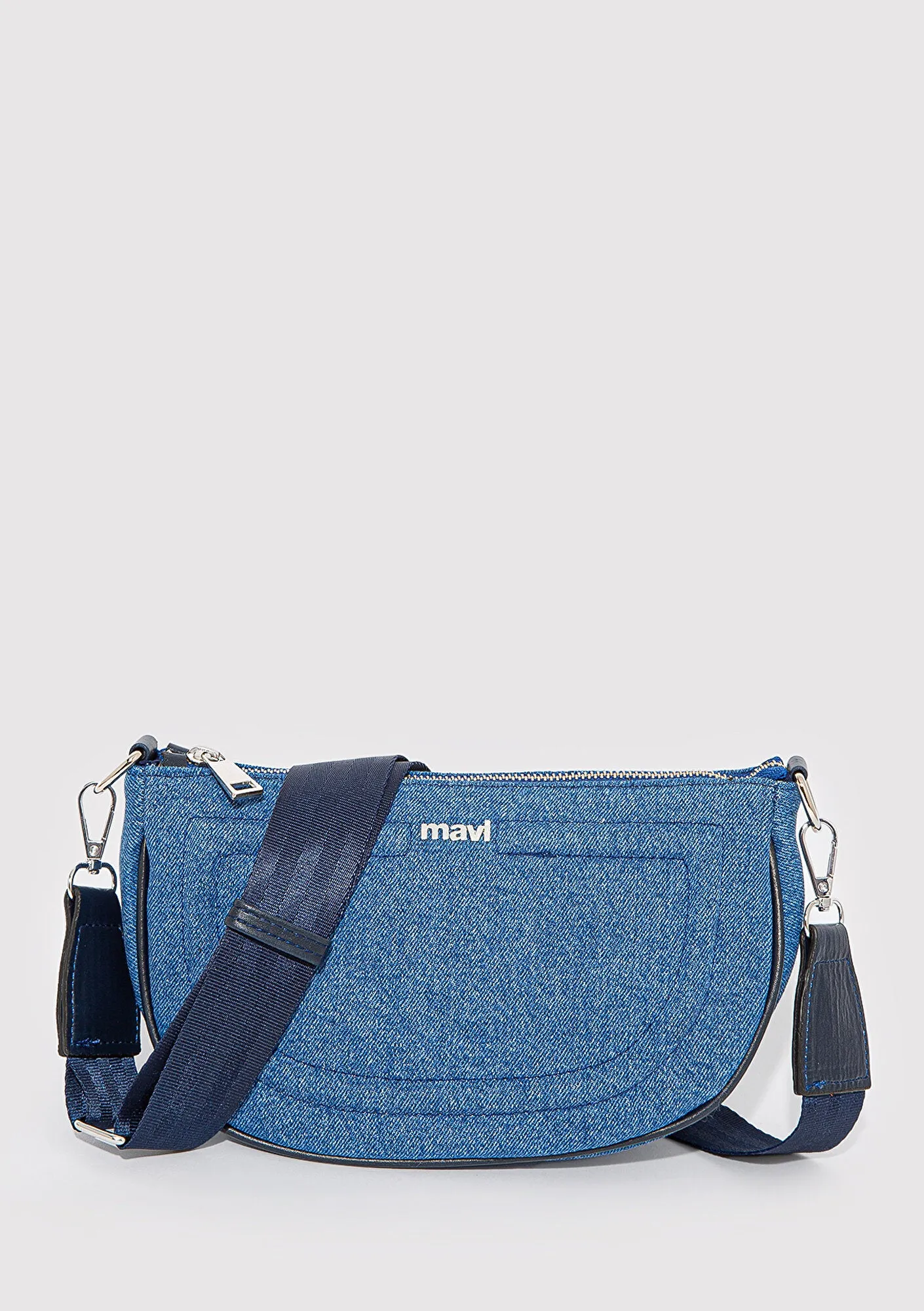 Navy Messenger Bag