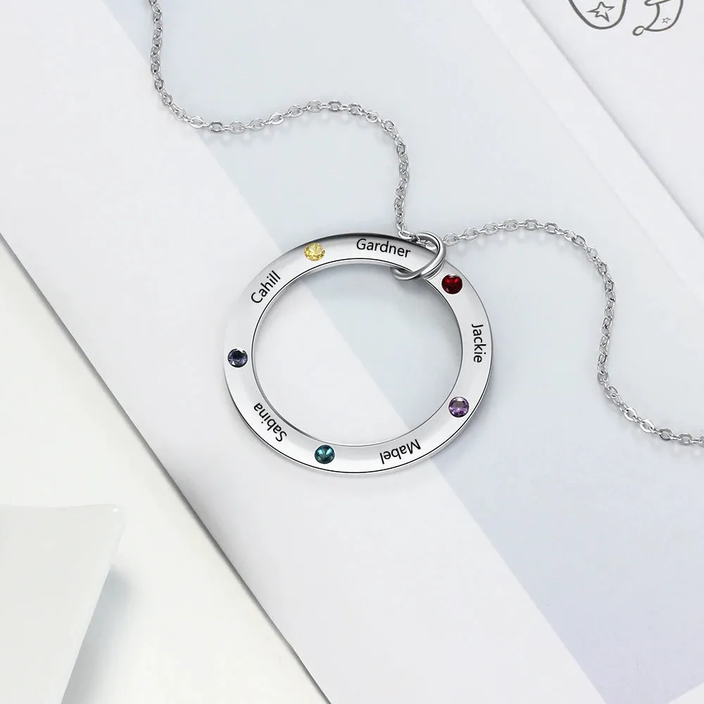 Personalized Family Names Necklace