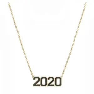 Personalized Varsity Year Necklace
