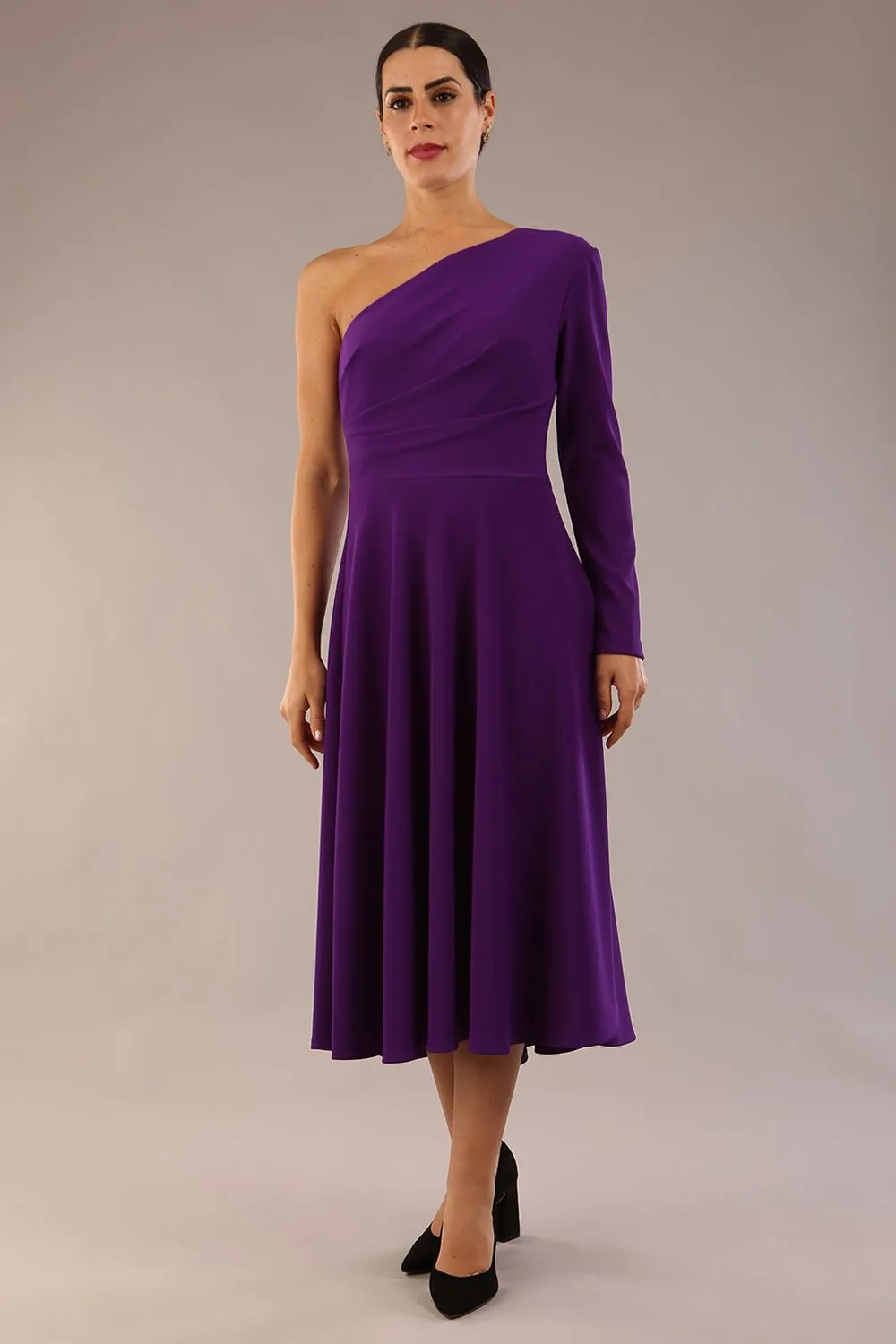 (PRE-ORDER) Beverley One Shoulder A-line Dress