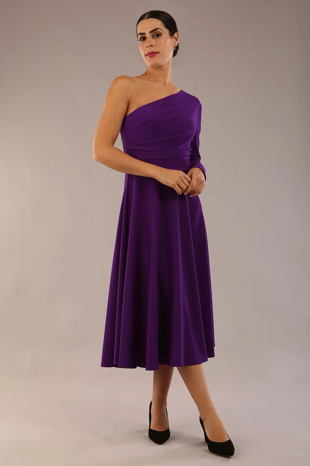(PRE-ORDER) Beverley One Shoulder A-line Dress