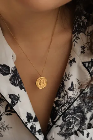 Queen Elizabeth Coin Necklace