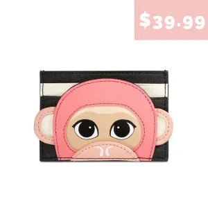 Rambling Roses Monkey Card Case