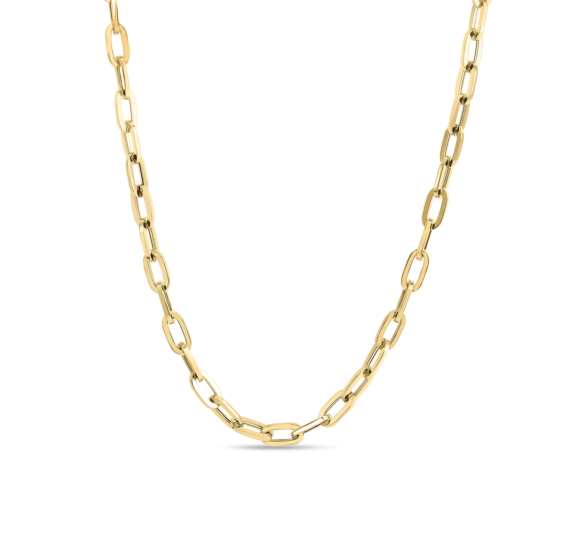 Roberto Coin Designer Gold Heavy Gauge Paperclip Link Chain