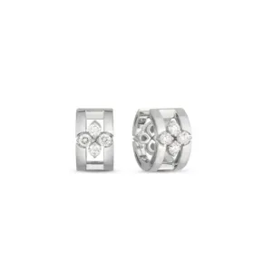 Roberto Coin Love in Verona White Gold Earrings with Diamonds