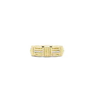 Roberto Coin Opera 18K Gold Diamond Accent Band Ring in 18K Yellow Gold