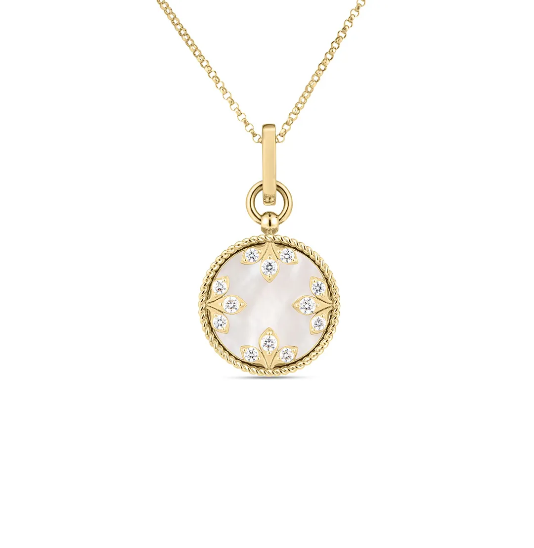 Roberto Coin Venetian Princess Mother-of-Pearl and Diamond Pendant