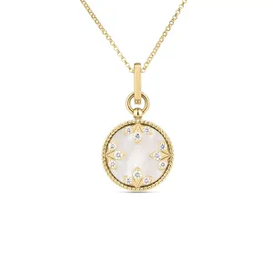 Roberto Coin Venetian Princess Mother-of-Pearl and Diamond Pendant
