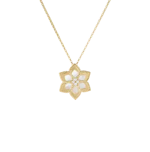 Roberto Coin Vernazza Mother-of-Pearl and Diamond Daisy Pendant