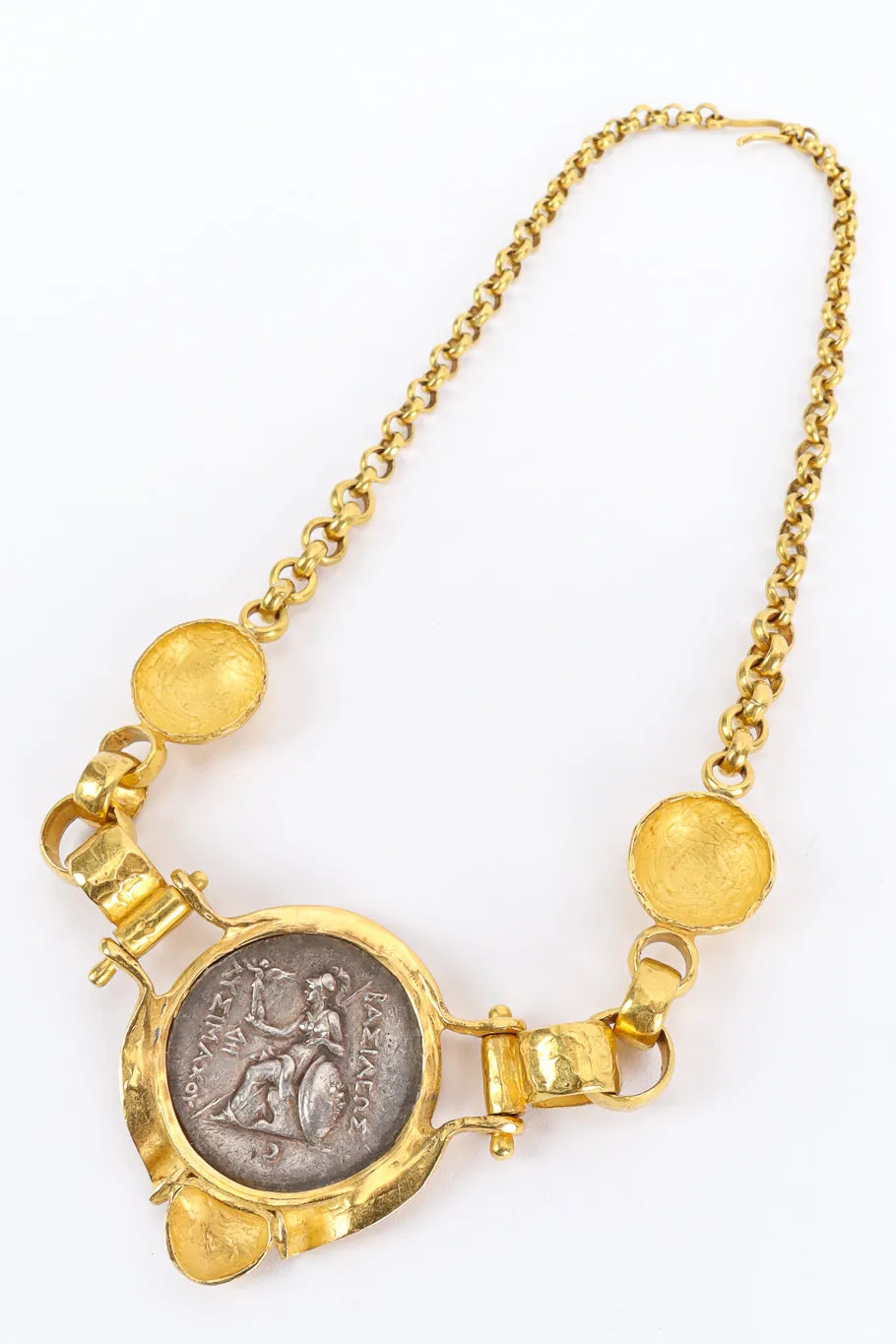 Roman Coin Pendant Necklace