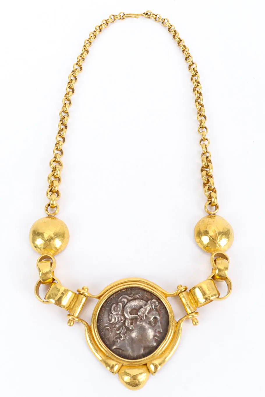 Roman Coin Pendant Necklace