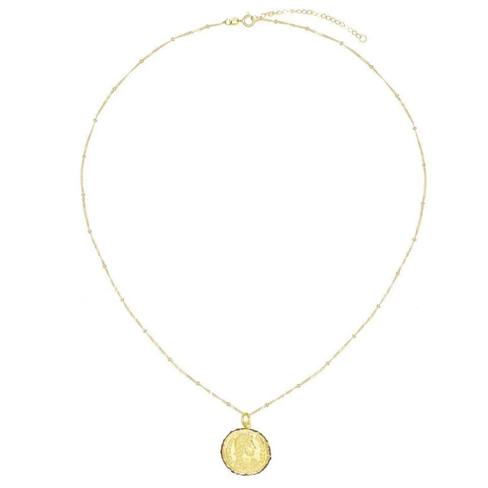 Roman Vintage Coin Necklace