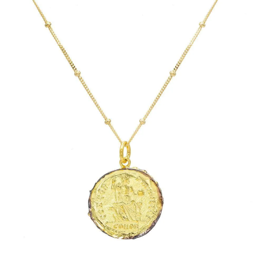 Roman Vintage Coin Necklace