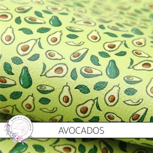 SALE Avo Avocado Luxe Grain Faux Leather