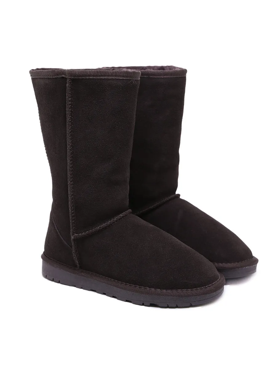Signature Classic Faux Fur-Lined Suede Boots
