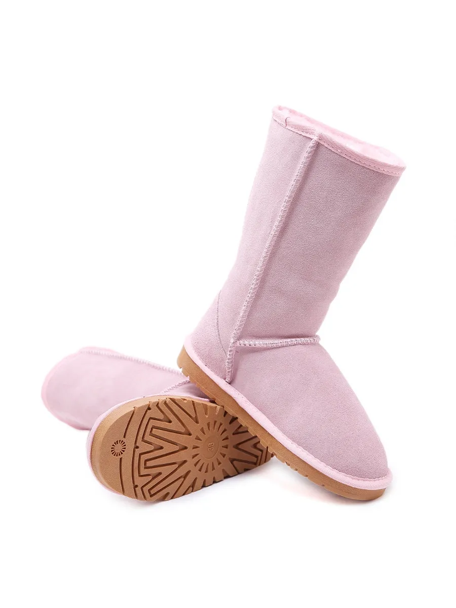 Signature Classic Faux Fur-Lined Suede Boots
