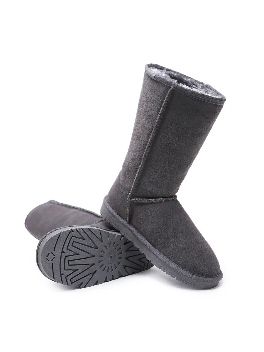 Signature Classic Faux Fur-Lined Suede Boots