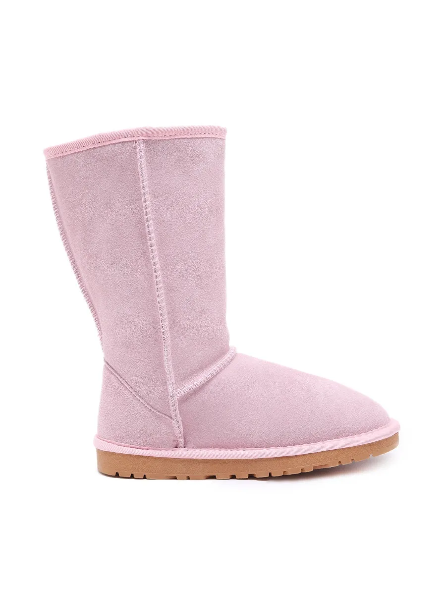 Signature Classic Faux Fur-Lined Suede Boots