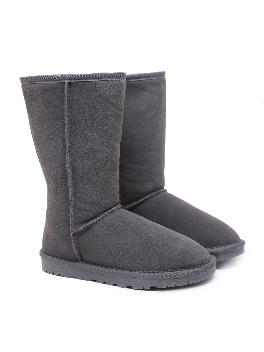 Signature Classic Faux Fur-Lined Suede Boots