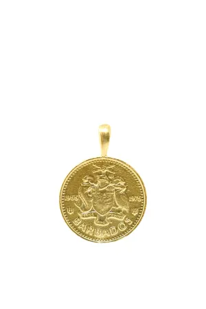 THE BARBADOS Independence Coin Pendant