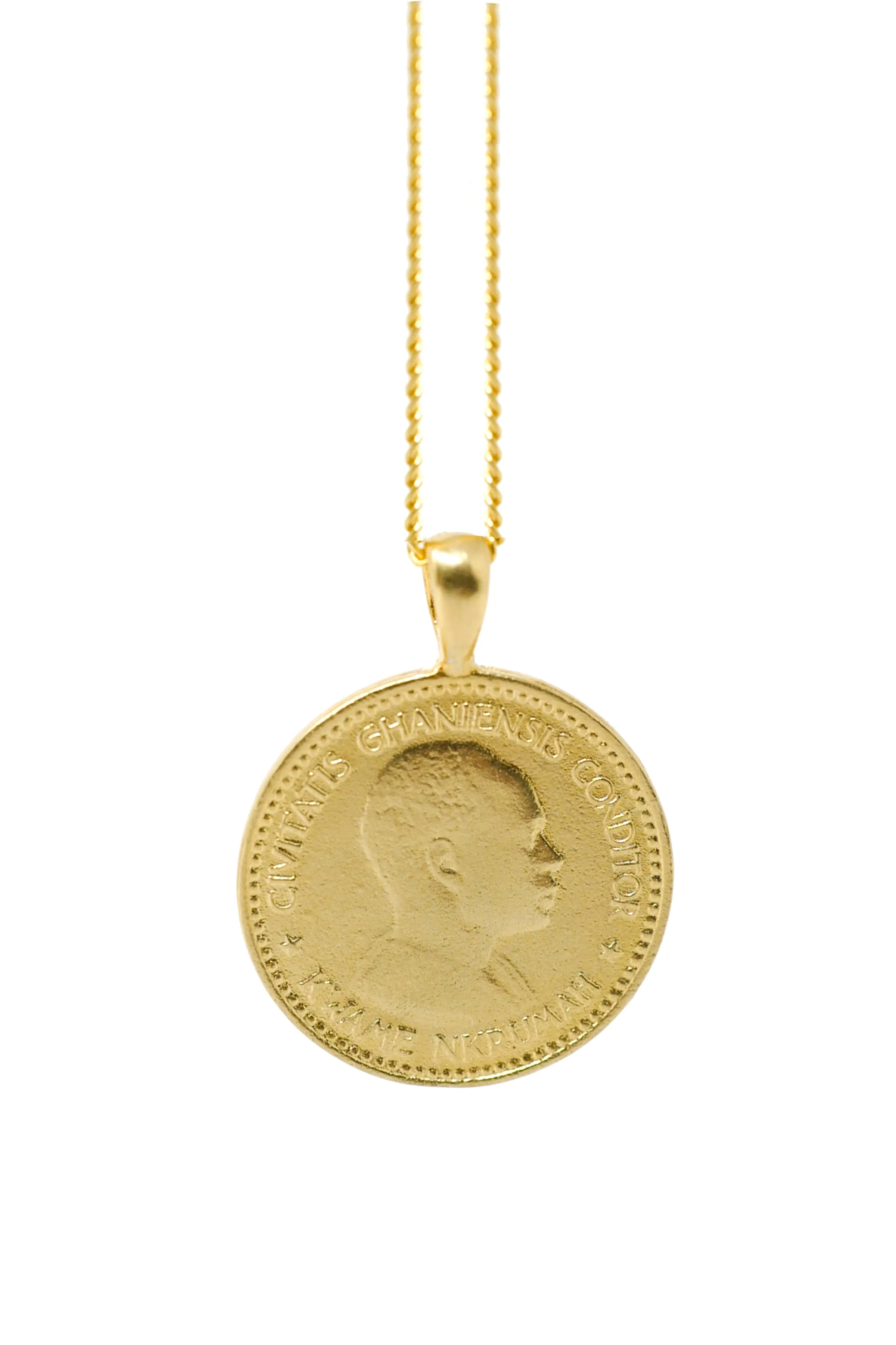 THE GHANA Kwame Nkrumah Coin Necklace