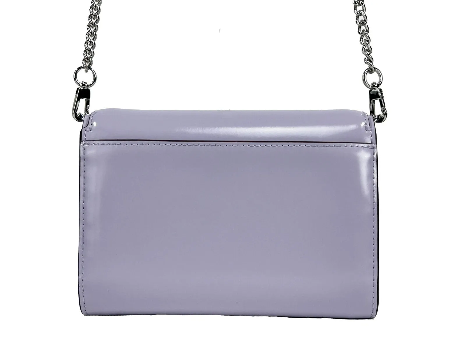 Tory Burch Patent Emerson Patent Chain Wallet Crossbody Bag