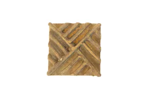 Vintage African Square Bronze Coin