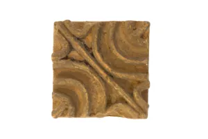 Vintage African Square Bronze Coin