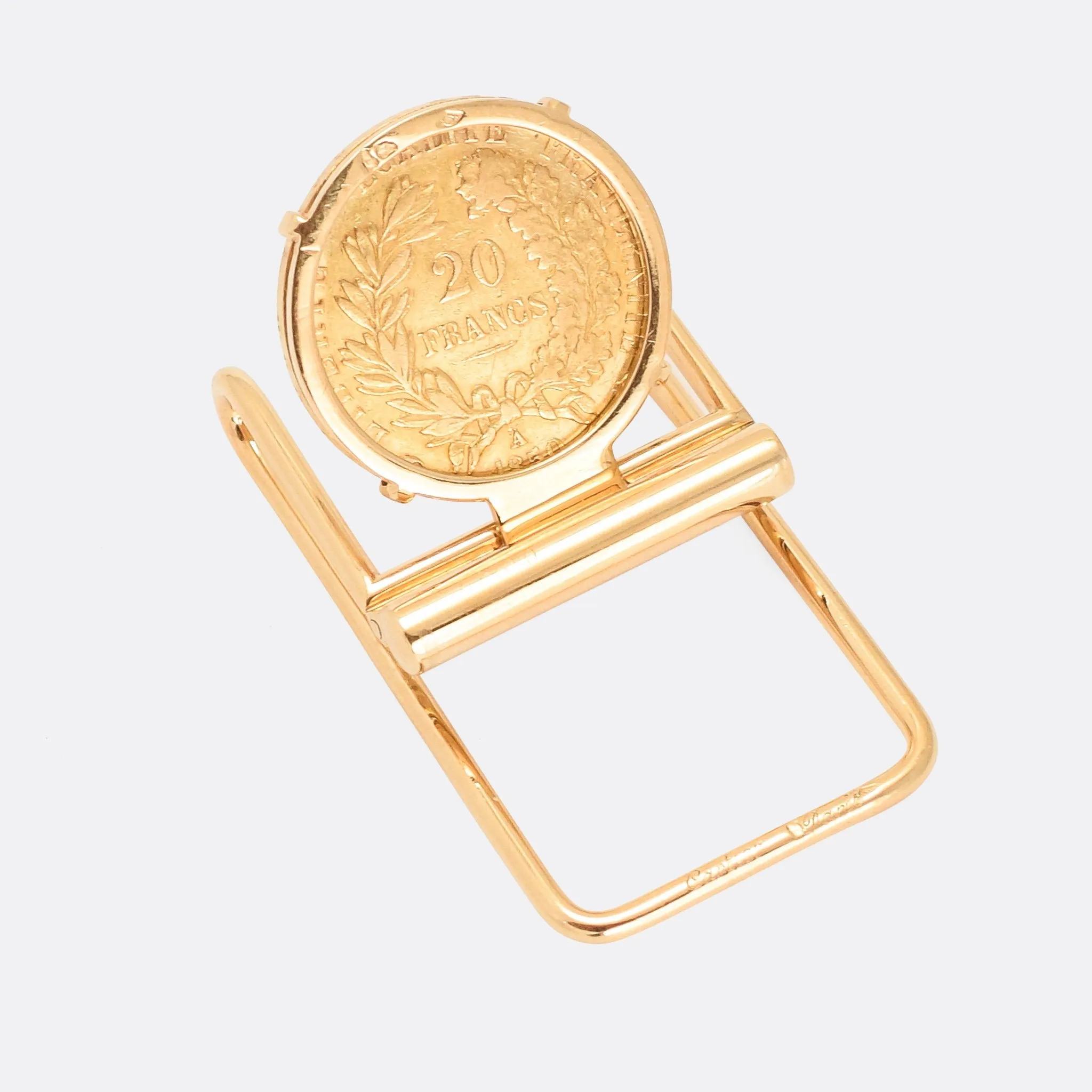 Vintage Solid Gold Cartier Money Clip