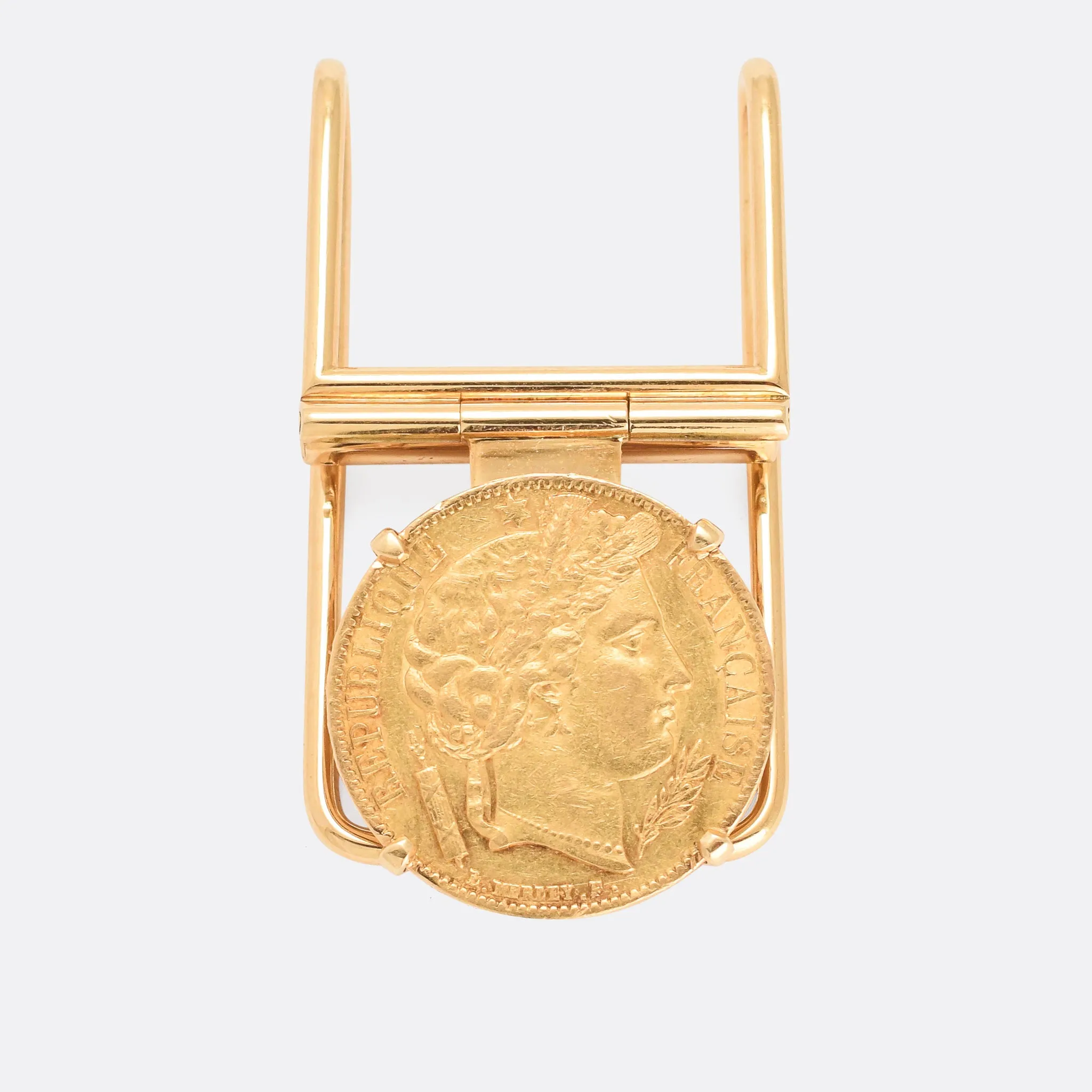 Vintage Solid Gold Cartier Money Clip