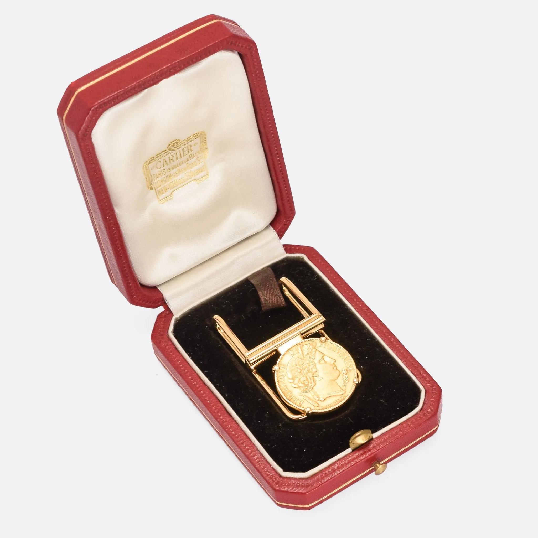 Vintage Solid Gold Cartier Money Clip