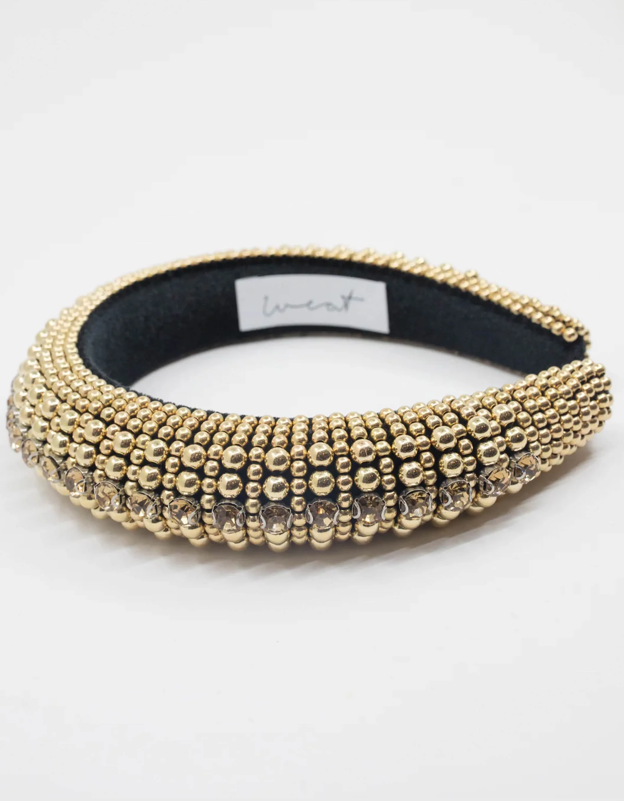 WEAT - Braut Haarreif Perlen Gold