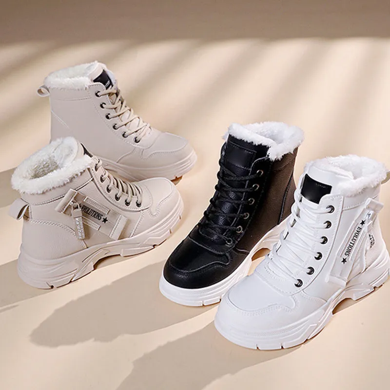 Women's Winter Warm Plush-Lined Snow Boots