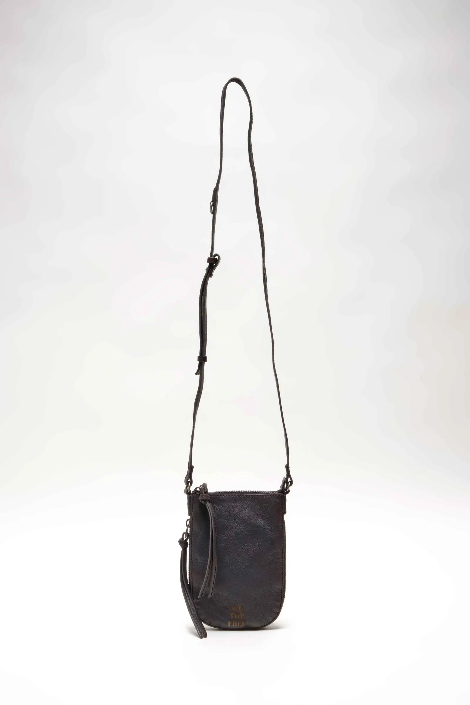 WYATT LEATHER CROSSBODY-BLACK INK